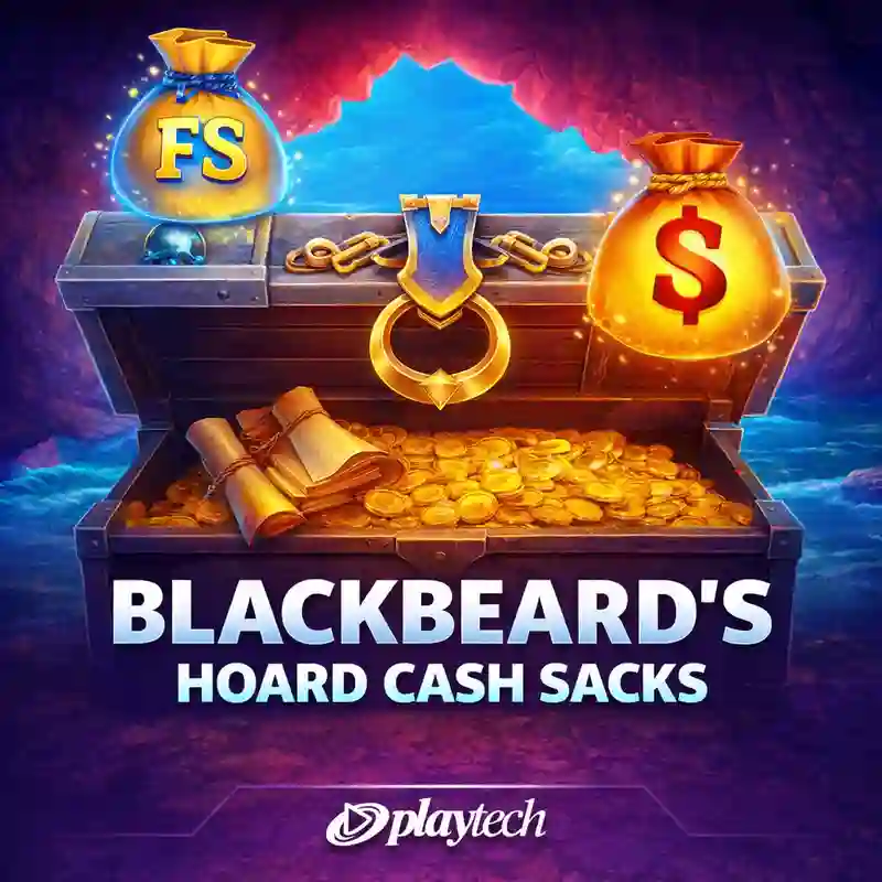 Blackbeard’s Hoard Cash Sacks Game Banner sa Swerte77
